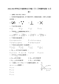 2022-2023学年辽宁省铁岭市八年级（下）月考数学试卷（6月份）（含解析）