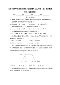 2022-2023学年黑龙江省哈尔滨市南岗区八年级（下）期末数学试卷（五四学制）（含解析）