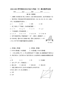 2022-2023学年重庆市合川区八年级（下）期末数学试卷（含解析）