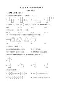 七年级上学期月考数学试题