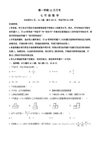 七年级上学期月考数学试题