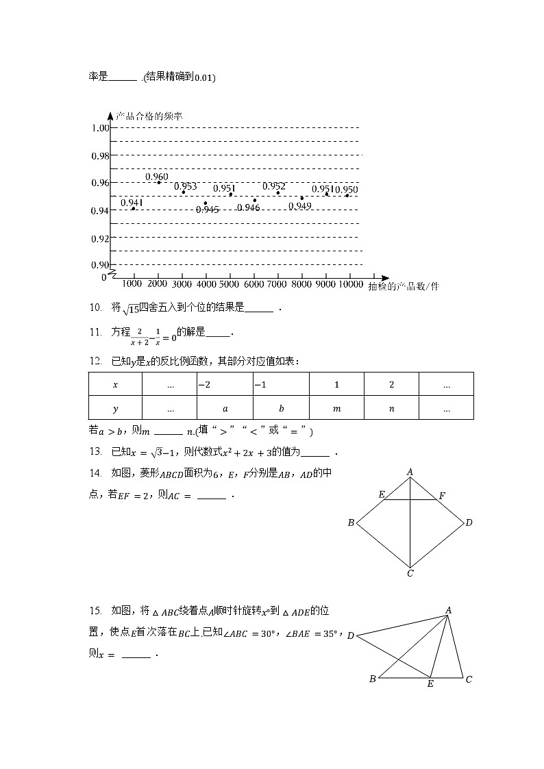 2022-2023学年江苏省南京市鼓楼区八年级（下）期末数学试卷（含解析）第3页