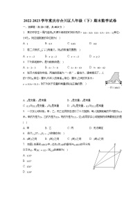 2022-2023学年重庆市合川区八年级（下）期末数学试卷（含解析）