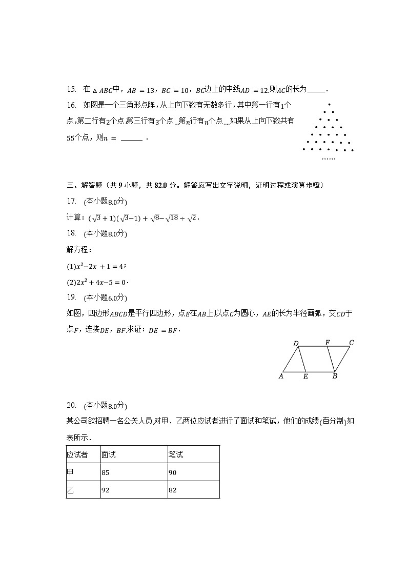 2022-2023学年辽宁省大连市西岗区八年级（下）期末数学试卷（含解析）第3页