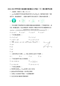 2022-2023学年四川省成都市新都区七年级（下）期末数学试卷（含解析）