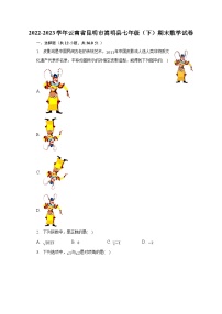 2022-2023学年云南省昆明市嵩明县七年级（下）期末数学试卷（含解析）