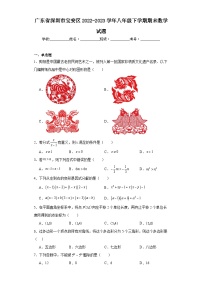 广东省深圳市宝安区2022-2023学年八年级下学期期末数学试题（含解析）