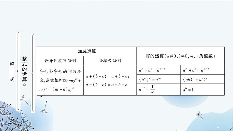 中考数学复习第一章数与式第三节代数式、整式与因式分解教学课件06