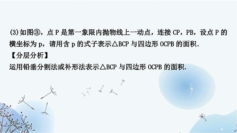 中考数学复习第三章函数第九节二次函数与几何综合题类型二二次函数与图形面积问题教学课件第7页