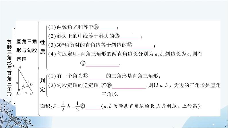 中考数学复习第四章三角形第三节等腰三角形与直角三角形教学课件第5页