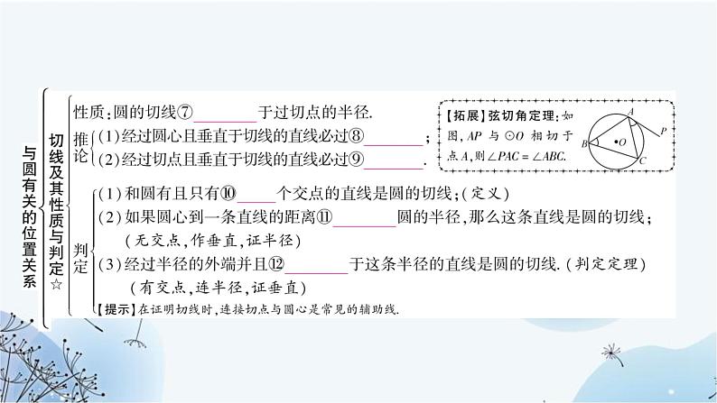 中考数学复习第六章圆第二节与圆有关的位置关系教学课件第4页