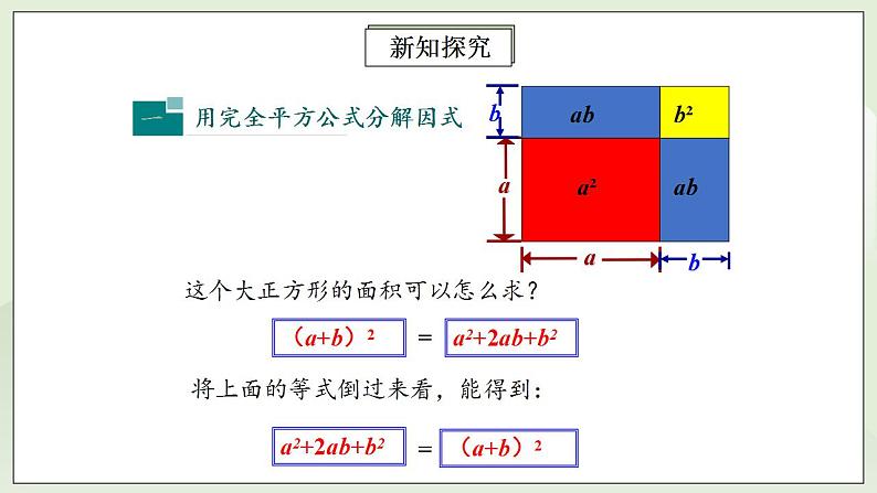 人教版初中数学八年级上册14.3.2.2运用完全平方公式因式分解 课件PPT+教案+分层练习+预习案05