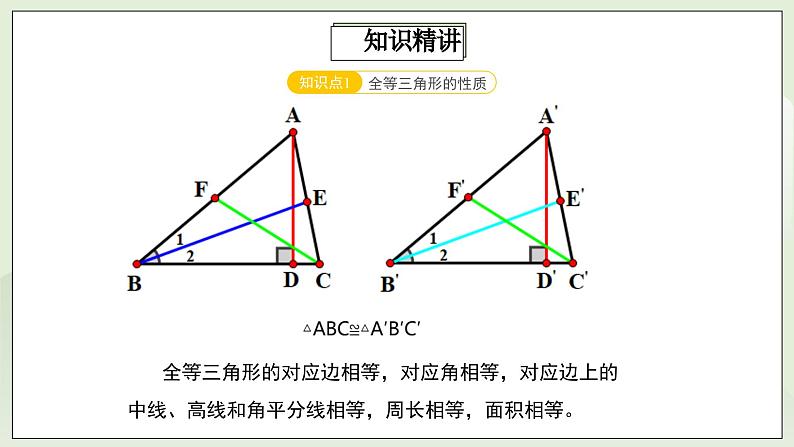 人教版初中数学八年级上册12.5.1第3讲《全等三角形的性质与判定》满分秘诀(一) 课件PPT(送教案)04