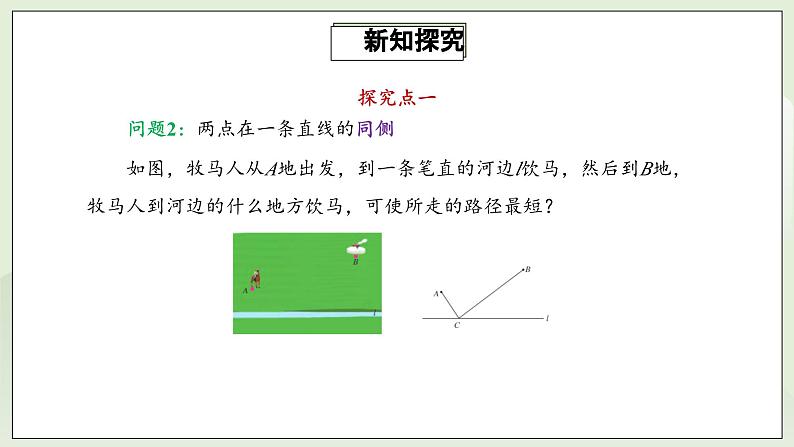 人教版初中数学八年级上册13.4课题学习  最短路径问题 课件PPT(送教案)05