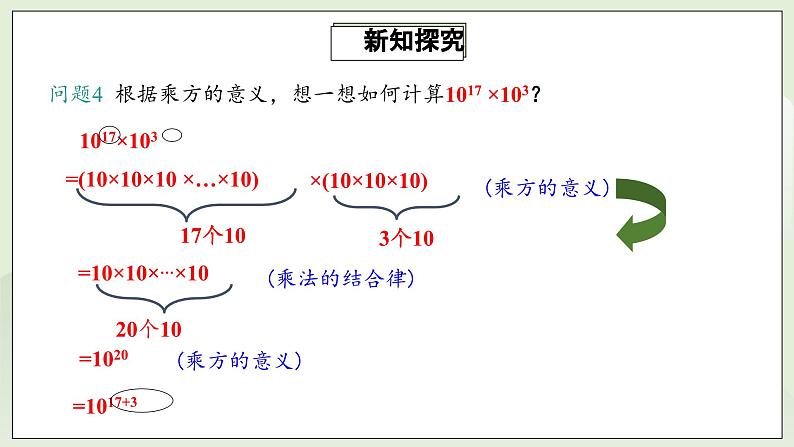 人教版初中数学八年级上册14.1.1同底数幂的乘法 课件PPT(送教案)08