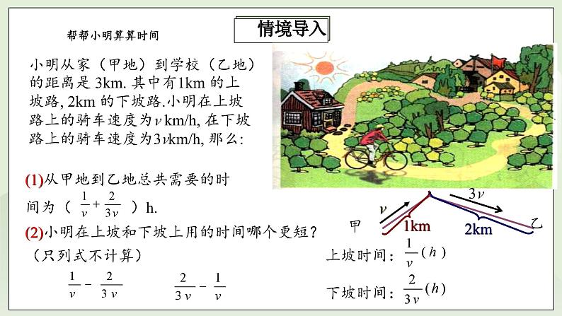 人教版初中数学八年级上册15.2.2.1分式的加减  课件第4页