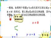 數(shù)學(xué)九上·湘教·1.1 反比例函數(shù) 教學(xué)課件+教案