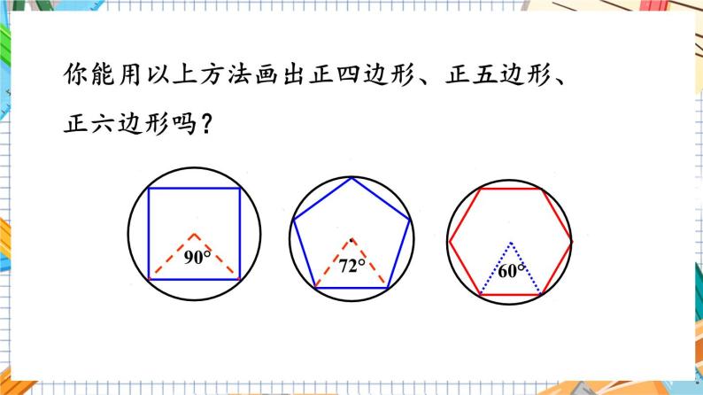 人教版数学九年级上册24.3《正多边形的画法》（第2课时）课件05