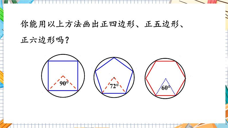 人教版数学九年级上册24.3《正多边形的画法》（第2课时）课件05