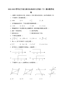 2022-2023学年辽宁省大连市瓦房店市七年级（下）期末数学试卷（含解析）