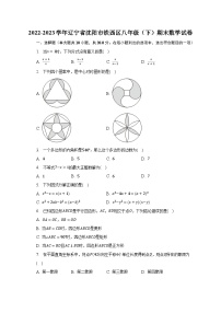 2022-2023学年辽宁省沈阳市铁西区八年级（下）期末数学试卷（含解析）