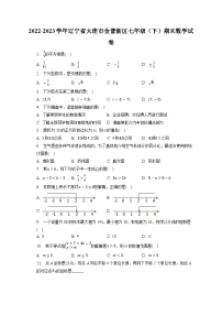 辽宁省大连市金普新区2022-2023学年七年级下学期期末考试数学试卷（含答案）