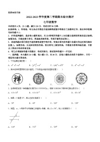 广东省河源市紫金县2022-2023学年七年级下学期期末数学试题（含答案）