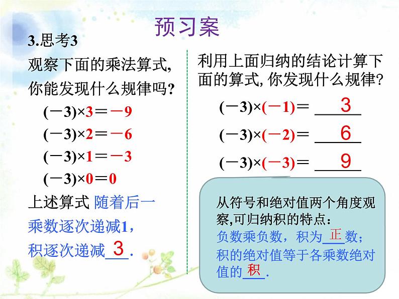 《有理数的乘法（1）》PPT课件2-七年级上册数学人教版第4页