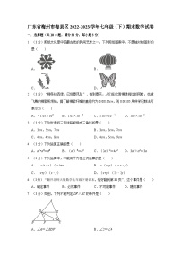 广东省梅州市梅县区2022-2023学年七年级下学期期末数学试卷（含答案）