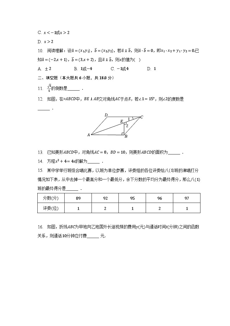 2022-2023学年湖南省长沙市长沙县八年级（下）期末数学试卷（含解析）02