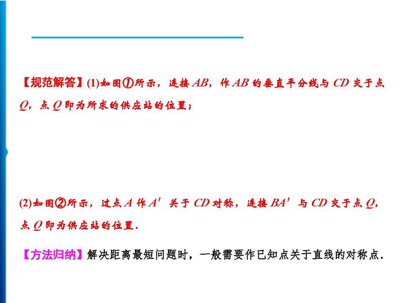 人教版数学八年级上册同步课时精品课件第13章　13.4　课题学习　最短路径问题 (含答案详解)第4页