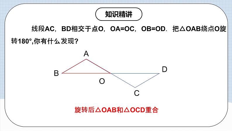 人教版初中数学九年级上册 23.2 《中心对称（第一课时）》 课件+教案+导学案+分层作业（含教师学生版和教学反思）06