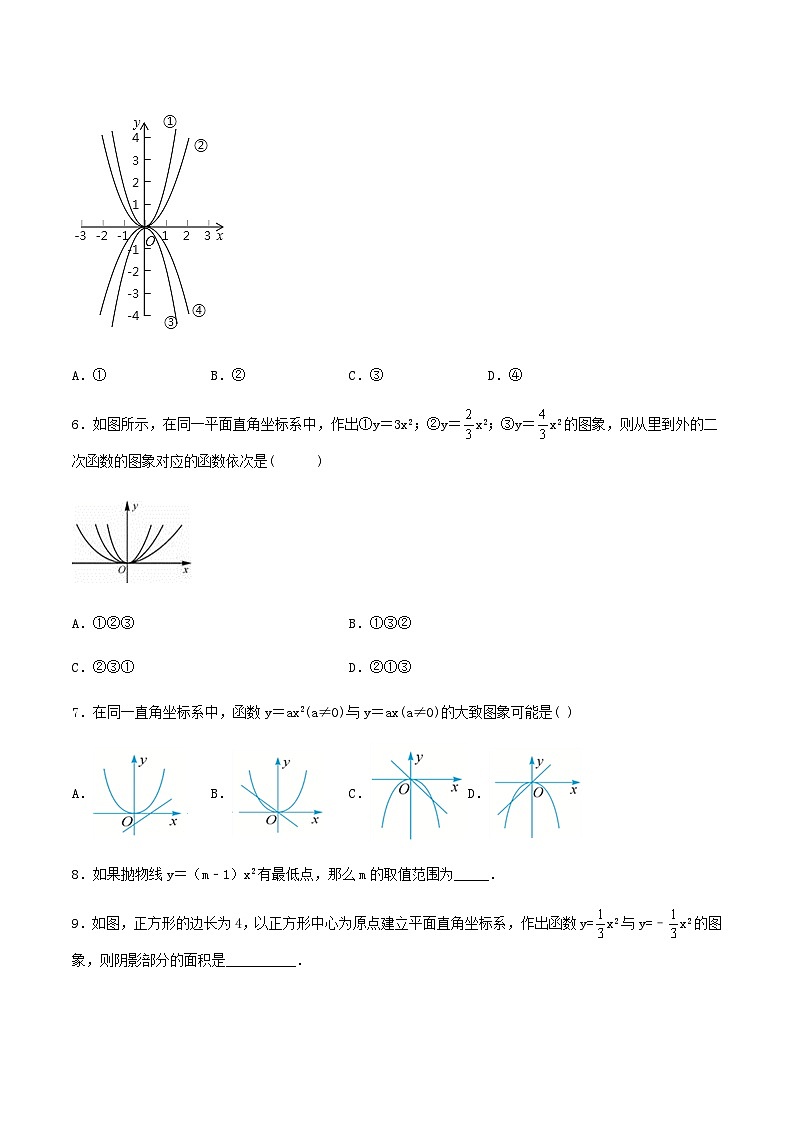 人教版初中数学九年级上册 22.1.2 《二次函数y=ax^2的图象和性质》 课件+教案+导学案+分层作业（含教师学生版和教学反思）02