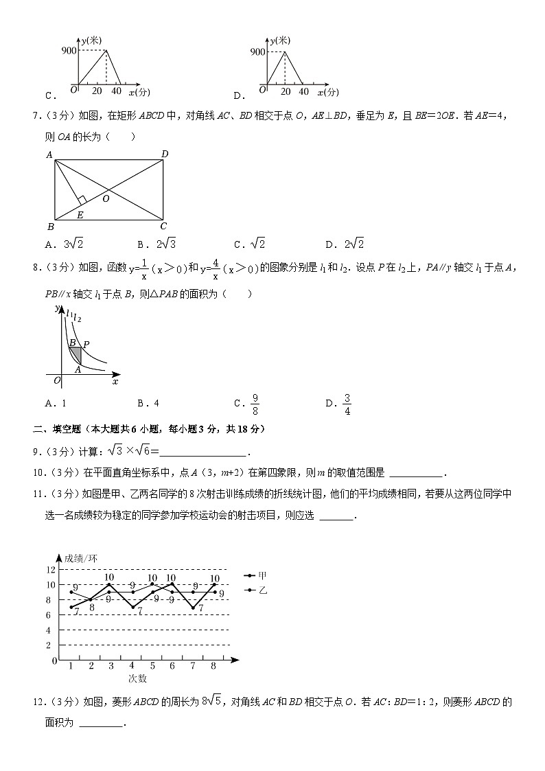 吉林省长春市汽开区2022-2023学年八年级下学期期末数学试卷（含答案）02