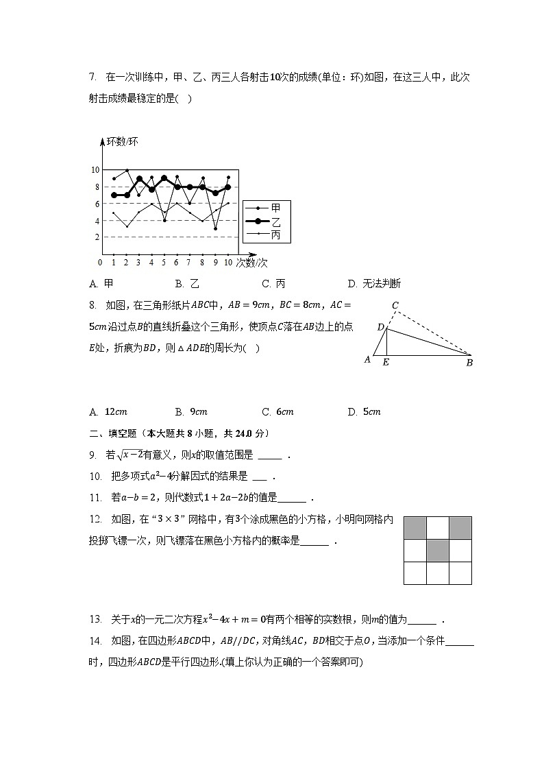 2023年江苏省盐城市东台实验中学中考数学模拟试卷（6月份）（含解析）02