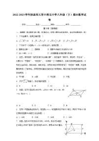 陕西省西安市陕西师范大学附属中学渭北中学2022-2023学年八年级下学期期末数学试卷（含答案）