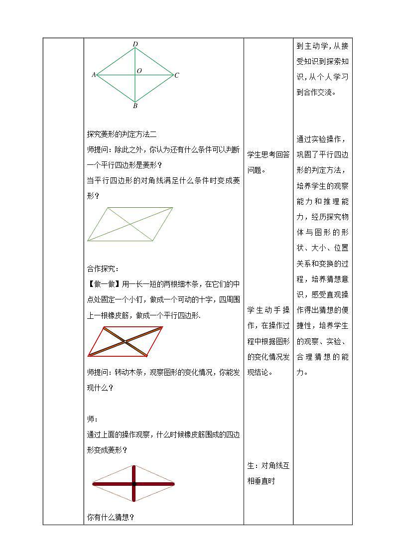 【核心素养目标】1.1.2《菱形的性质与判定》课件+教案02