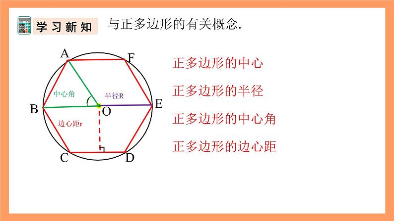 人教版数学九年级上册24.3《正多边形和圆》（2）课件04