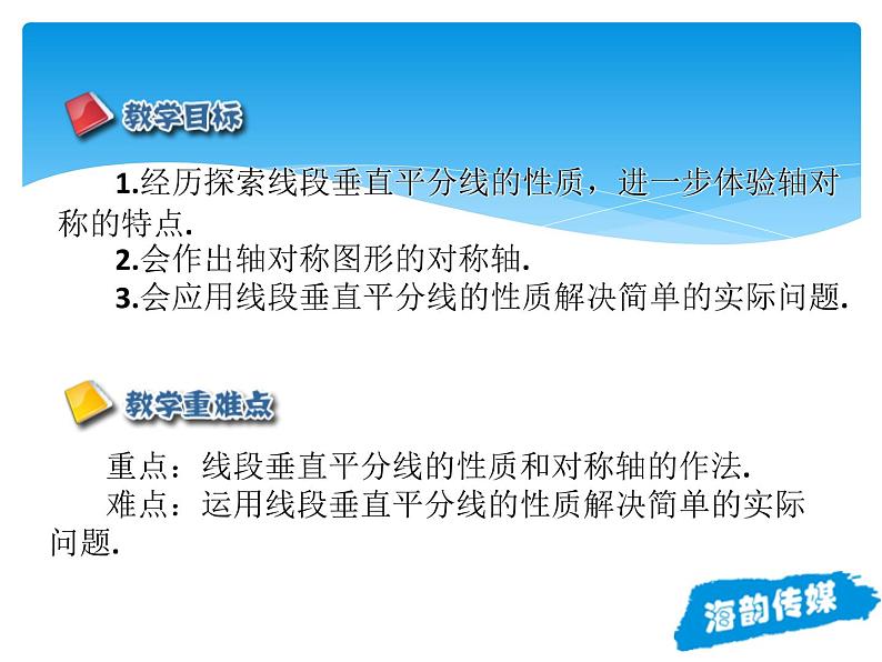 人教版数学八年级上册精品教案课件13.1.2线段的垂直平分线的性质 (含答案)02