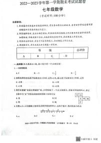 2022-2023学年七年级下学期期末考试数学试题