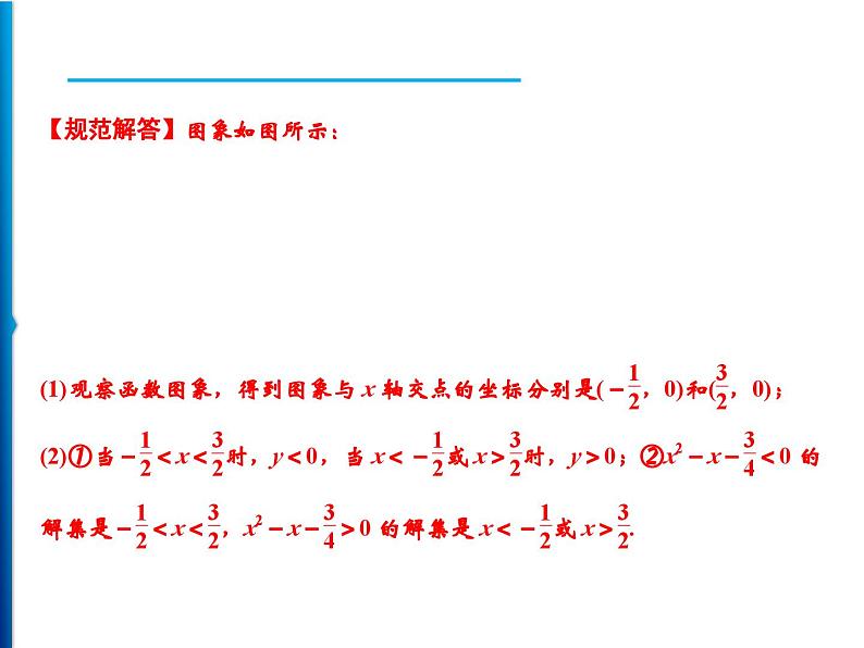 人教版数学九年级上册同步课时练习精品课件第22章 22.2 第2课时　抛物线与直线的交点（含答案）05