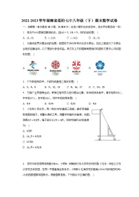 2022-2023学年湖南省岳阳七中八年级（下）期末数学试卷（含解析）