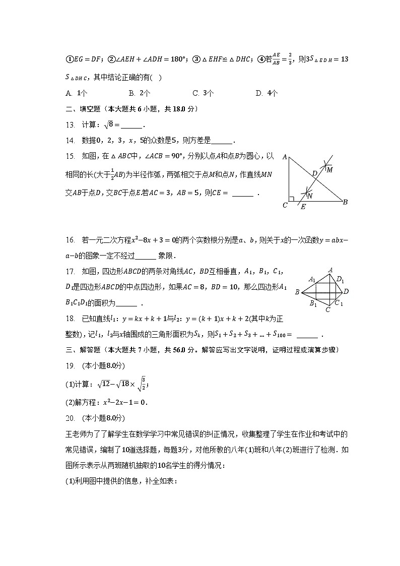 2022-2023学年山东省德州市平原县八年级（下）期末数学试卷（含解析）第3页