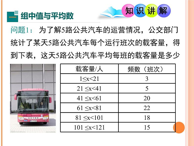 《根据频数分布表求平均数，使用计算器求平均数》PPT课件2-八年级下册数学人教版第4页