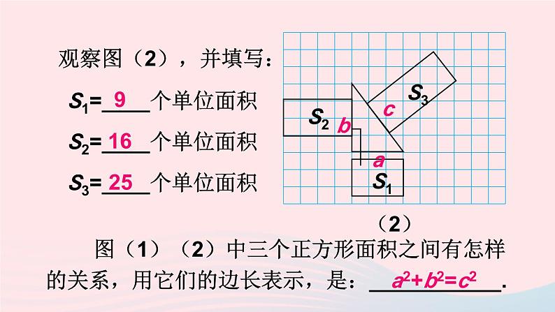 2023八年级数学下册第18章勾股定理18.1勾股定理第1课时勾股定理上课课件新版沪科版06