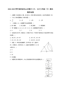 吉林省白山市靖宇三中、七中2022-2023学年八年级下学期期末数学试卷（含答案）