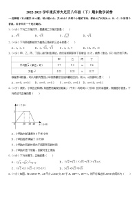 重庆市大足区2022-2023学年八年级下学期期末数学试卷（含答案）