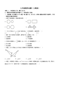 河北省邢台市威县2022-2023学年九年级上学期期末数学试题（含答案）