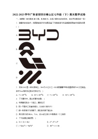 2022-2023学年广东省深圳市南山区七年级（下）期末数学试卷（含解析）