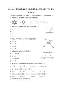 2022-2023学年湖北省黄冈市浠水县兰溪中学七年级（下）期末数学试卷（含解析）